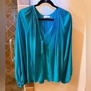 Ramy Brook Turquoise Paris Blouse